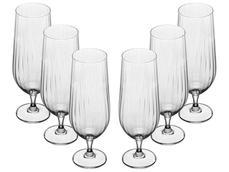 Jogo de Taças de Cristal para Cerveja 470ml 6 Peças Wolff Columba Optic